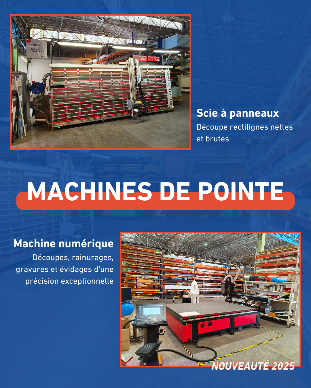 machines de pointe