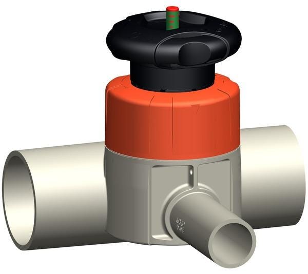 ROBINET ET VANNE PVDF - Vanne à membrane Type 519 - PROGEF Standard - PP-H
