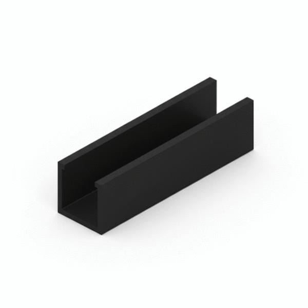 PROFIL U PE NOIR LG 5.00M             69X65X4 GEHR  [RIC-P0025Y]