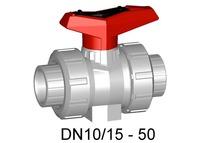 ROBINET BIL.546 PVC-C/EPDM EMB.  25 163546003 FISCHER GEORG