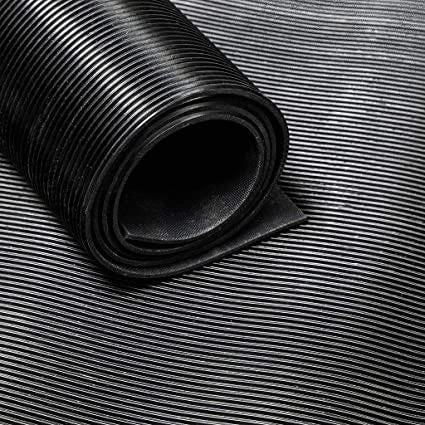 TAPIS STRIES FINES NOIR LRG.1200         EP.3