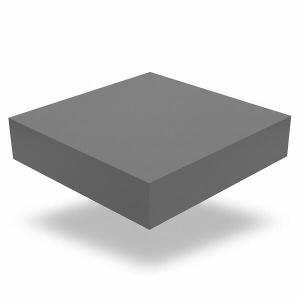 PLAQUE PP GRIS EXTRUDE           30X1000X1000