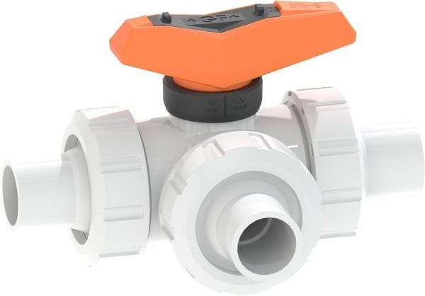 ROBINET A BIL.543 T-H PVDF/FPM D32  175543154 FISCHER GEORG  [175543154]