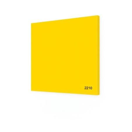 PLAQUE SETACRYL JAUNE     -2210-  3X2030X3050 MADREPERLA SPA  [MADREPERLASPA 369]