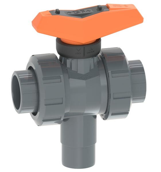 ROBINET BIL.543 3V.L-V PVC/EPDM  20 161543402