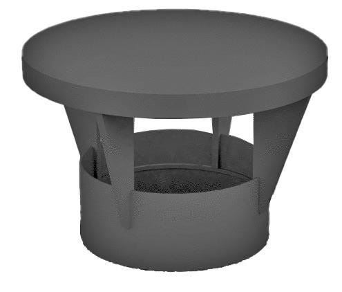 CHAPEAU PARE-PLUIE PE VENTILATION         125 HOKA  [10012205]