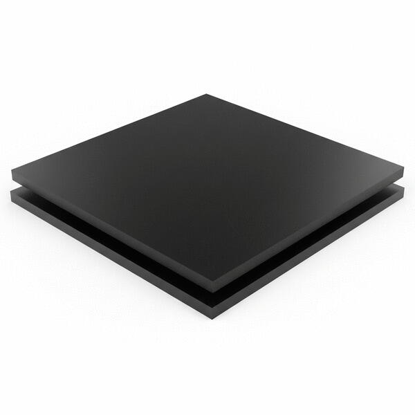 PLAQUE PE100 NOIR EXTRUDE        20X1000X1000