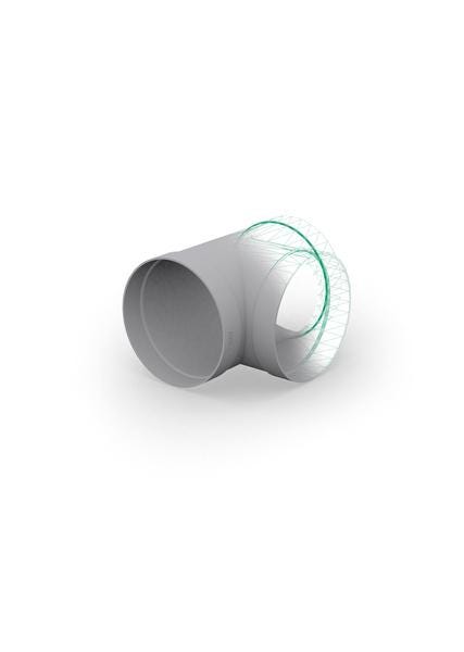 TE 90 PVC M1 GRIS VENTILATION             200