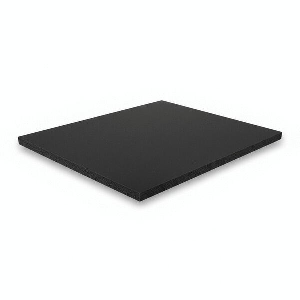 PLAQUE PVC EXPANSE NOIR      19X450X450  (18) SIMONA ALLEMAGNE