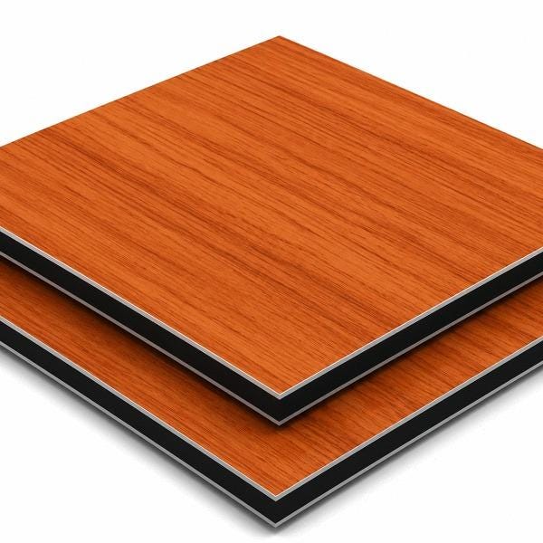 PLAQUE EURO ACP BOIS CHENE DORE   3X3050X1220