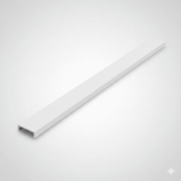 FP20  PROFIL PLAT PVC BLC 20X6        LG.2000