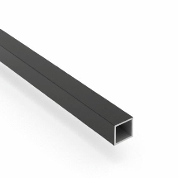 TUBE CARRE PE NOIR LG.5M              35X35X3