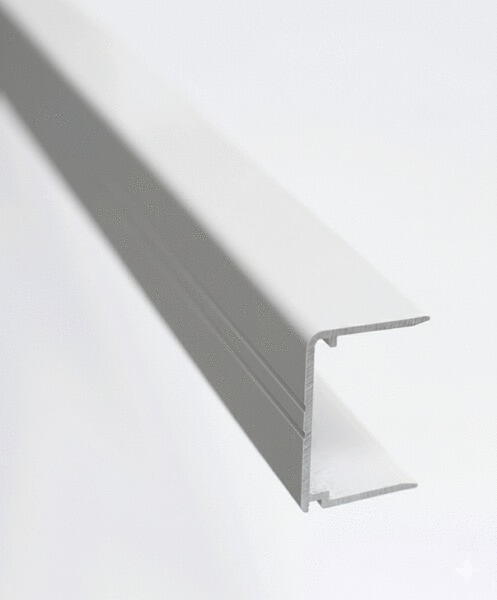 PROFIL OBTURATEUR ALU BLC PERFORE 32MM  LG.5M