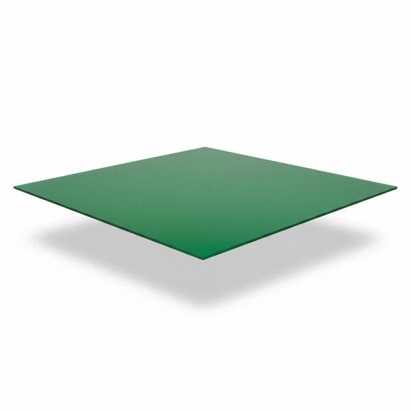 PLAQUE PMMA COULE VERT 6037 SAT2F 5X2050X3050