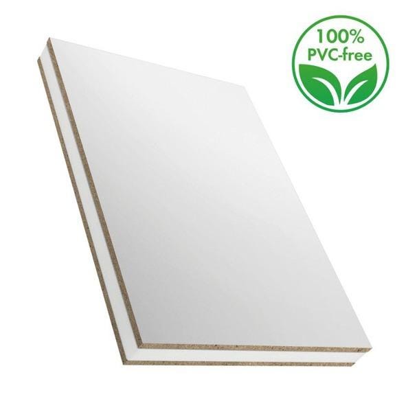 PLAQUE VISCOM WOOD BLANC         19X2800X2030 STADUR PRODUKTIONS  [PRODUIT-367KK]