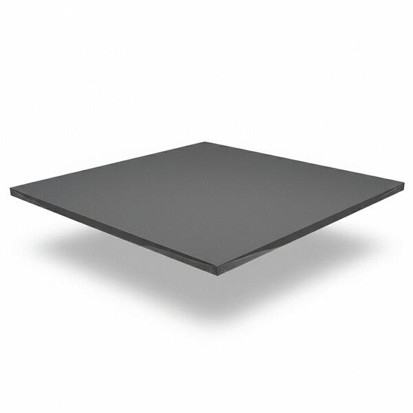 PLAQUE PVC GRIS RAL 7011 F 1F EP  3X3000X1500