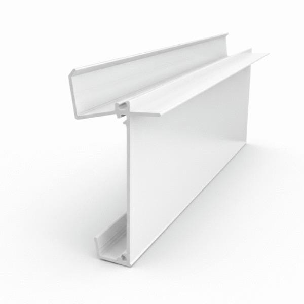 PROFIL MURAL INFERIEUR TUBULAIRE BLC  LG.7000 THERMOTOP EX ADVANTOP  [LG.7000-7]