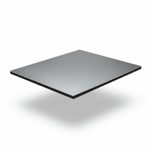 PLAQUE ALUPANEL BROSSE ACIER/9006 3X3050X1220 MULTIPANEL UK