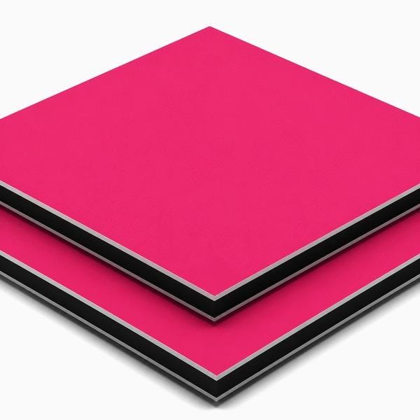 PLAQUE EURO ACP F ROSE 4010 M/B   3X3050X1500 FEITENG ALUMINIUM  [PRODUIT-5587P]