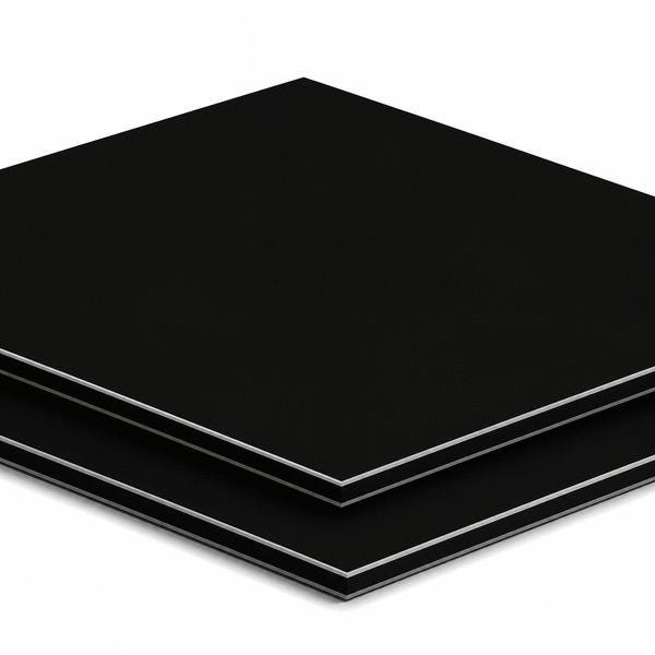 PLAQUE EURO ACP F NOIR 9005   M/B 3X3050X2050 FEITENG ALUMINIUM  [PRODUIT-341AU]