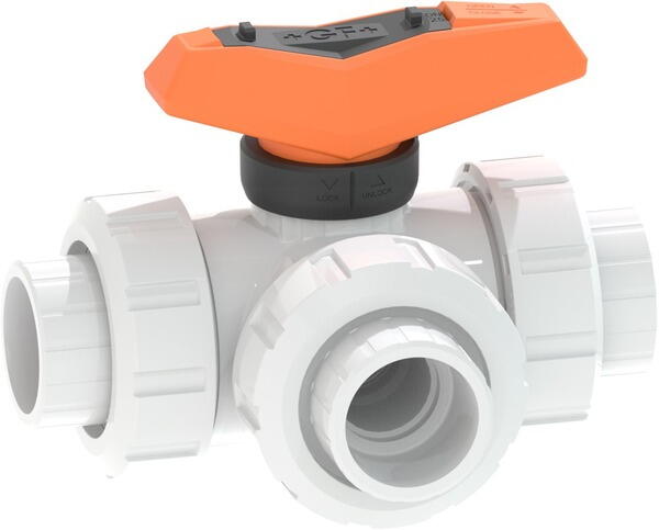 VANNE A BILLE 543 PVDF/FPM DN20 D25 175543013