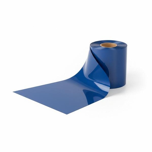 PVC SOUPLE BLEU OPAQUE                  300X2