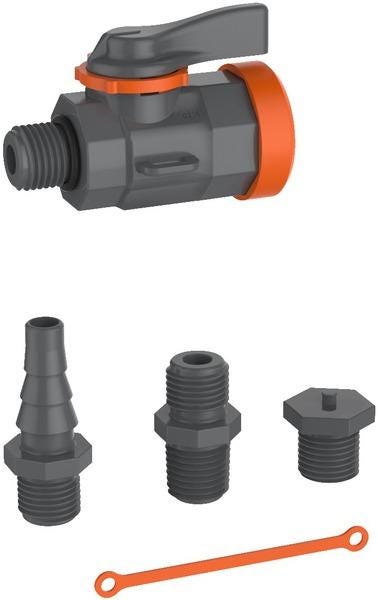 ROBINET A BIL.LAB.522 PVC-U FPM 10  161522070 FISCHER GEORG  [161522070]