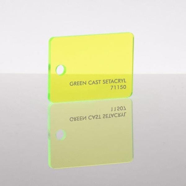 PLAQUE GREEN C.FLUO BLEU 71161    3X2030X3050