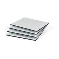 PLAQUE EURO ACP M BLANC MAT/MAT   6X3050X1500
