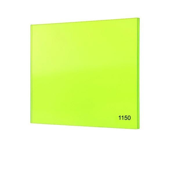 PLAQUE SETACRYL FLUO VERT  -1150- 3X2030X3050 MADREPERLA SPA  [MADREPERLASPA 326]