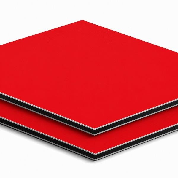 PLAQUE EURO ACP F ROUGE 3020 M/B  3X3050X1500 FEITENG ALUMINIUM  [PRODUIT-52325]