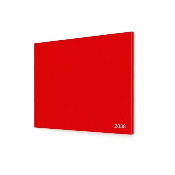 PLAQUE SETACRYL ROUGE     -2038-  3X2030X3050