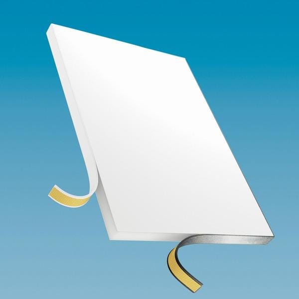 PROFIL ADHESIF BLANC POUR CHANT      50MX10MM STADUR PRODUKTIONS  [50MX10MM]