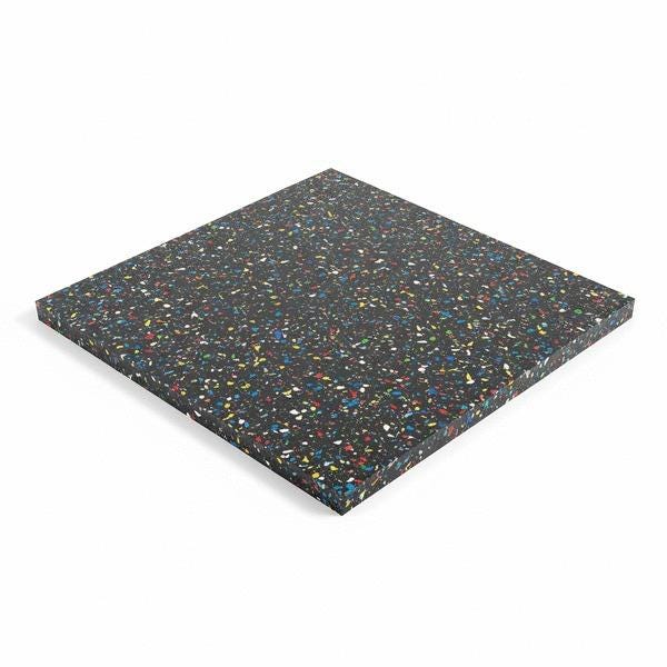 PLAQUE PE HD500 CONFETTI MULTI  100X2050X1020 PROFILAN KUNSTSTOFFWERK  [RIC-P002EP]