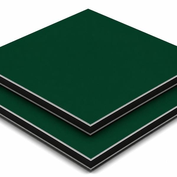 PLAQUE EURO ACP F VERT ANG6005M/B 3X3050X1500 FEITENG ALUMINIUM  [PRODUIT-1568R]