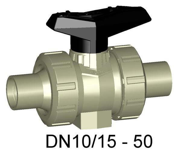 VANNE A BILLE - Type 546 Pro - Pour soudage bàb IR-Plus - PP-H