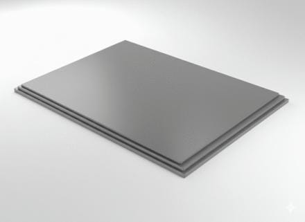 PLAQUE PPS GRIS EXTRUDE          10X3000X1500 AGRU  [17600301510]