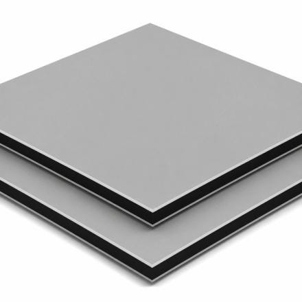 PLAQUE EURO ACP F GRIS 9006 M/M   3X3050X2000 FEITENG ALUMINIUM  [PRODUIT-1722R]