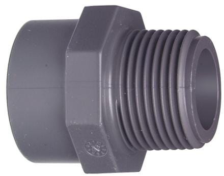 EMBOUT A COLLER / A VISSER PVC-U METRIQUE - D'adaptation - égal - MM
