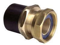 ADAPTATEUR PE/LAITON - Écrou libre