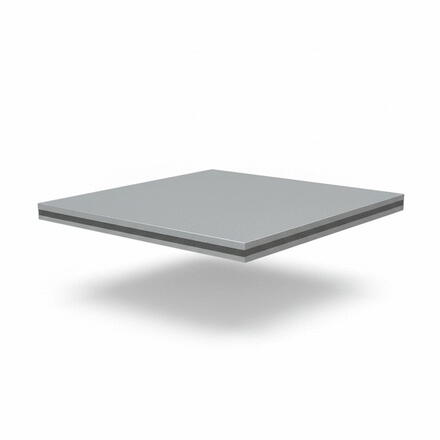 PANNEAU REMPLISSAGE ALU GRIS9006 24X1200X3000