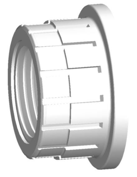 PIECE FOLLE VANNE  PVDF 3/4"DN20    175483060 FISCHER GEORG  [175483060]