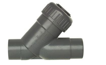 VANNE A SIEGE OBLIQUE - Type 303 - PVC-U