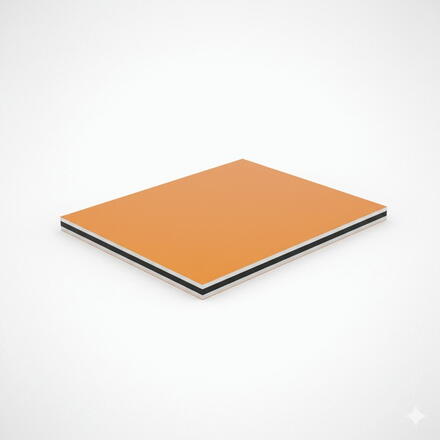 PLAQUE EURO ACP M ORANGE 2004     3X3050X1500