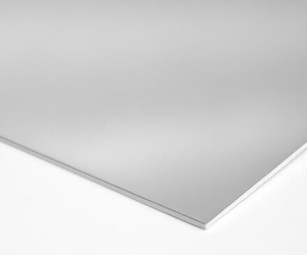 PLAQUE PS MIROIR OR DOS NOIR      1X2000X1000