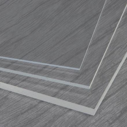 PLAQUE PMMA COULE INCOLORE        3X2050X3050