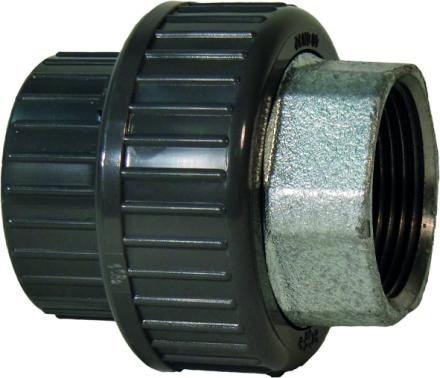 MANCHON A COLLER - A VISSER PVC-U/FONTE MALLEABLE METRIQUE - RP - Manchon union d'adaptation