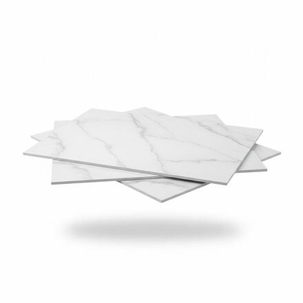 PLAQUE VEGA ACP F MARBRE BLANC/PR 3X3050X1500