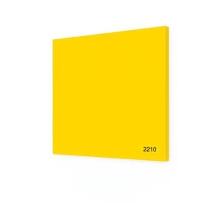PLAQUE SETACRYL JAUNE     -2210-  3X1525X2030 MADREPERLA SPA  [MADREPERLASPA 368]
