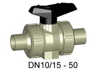 VANNE A BILLE - Type 546 Pro - Pour soudage bàb IR-Plus - PP-H